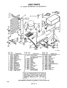 04 - Section parts for Whirlpool Refrigerator EXT12DTWR1 / from AppliancePartsPros.com