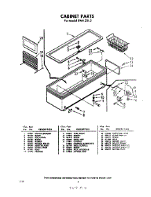 02 - Section parts for Whirlpool Freezer EWH23I2 / from AppliancePartsPros.com