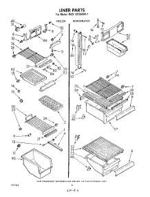 06 - Liner parts for Whirlpool Refrigerator EHD192XKWR1 / from AppliancePartsPros.com