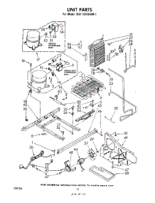 10 - Unit parts for Whirlpool Refrigerator EHD192XKWR1 / from AppliancePartsPros.com