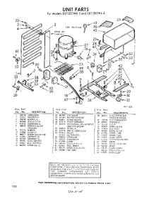 04 - Section parts for Whirlpool Refrigerator EXT12DTWR2 / from AppliancePartsPros.com