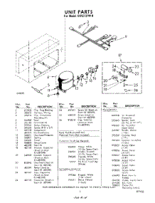 05 - Unit , Lit / Optional parts for Whirlpool Freezer EEH272FW8 / from AppliancePartsPros.com