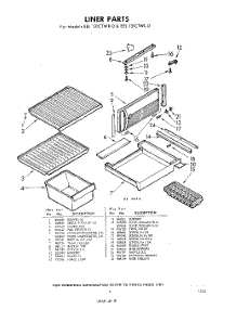 08 - Liner parts for Whirlpool Freezer EEL131CTWL0 / from AppliancePartsPros.com