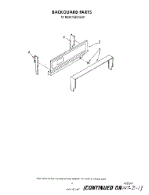 04 - Backguard parts for Whirlpool Range FGP215VL1 / from AppliancePartsPros.com