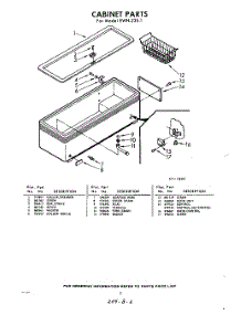 02 - Section parts for Whirlpool Freezer EWH23S1 / from AppliancePartsPros.com