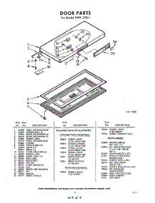 03 - Section parts for Whirlpool Freezer EWH23S1 / from AppliancePartsPros.com