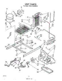 12 - Unit parts for Whirlpool Refrigerator EHD221MKWR0 / from AppliancePartsPros.com