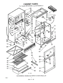 02 - Section parts for Whirlpool Refrigerator EXT12DTWR3 / from AppliancePartsPros.com