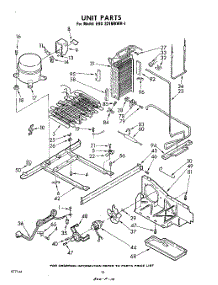 10 - Unit parts for Whirlpool Refrigerator EHD221MKWR1 / from AppliancePartsPros.com