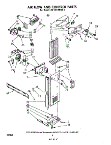 04 - Air Flow And Control parts for Whirlpool Refrigerator EHD221MKWR2 / from AppliancePartsPros.com
