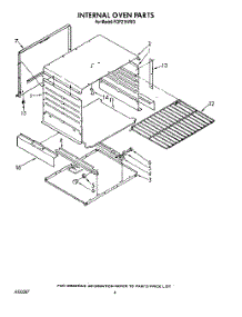 03 - Internal Oven parts for Whirlpool Range FGP215VL3 / from AppliancePartsPros.com
