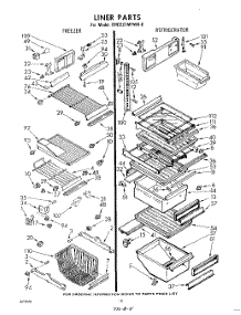 10 - Liner parts for Whirlpool Refrigerator EHD221MTWR0 / from AppliancePartsPros.com