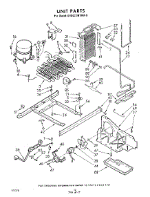 12 - Unit parts for Whirlpool Refrigerator EHD221MTWR0 / from AppliancePartsPros.com