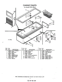 03 - Section parts for Whirlpool Freezer EWH28I0 / from AppliancePartsPros.com