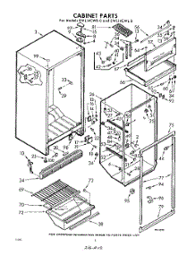 02 - Section parts for Whirlpool Freezer EWL14CWR0 / from AppliancePartsPros.com