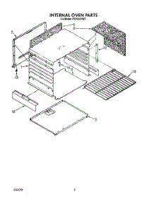 06 - Internal Oven parts for Whirlpool Range FGP215VL5 / from AppliancePartsPros.com
