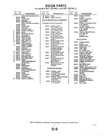 09 - Lit / Optional parts for Whirlpool Refrigerator EXT13DTWR2 / from AppliancePartsPros.com