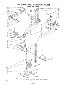 08 - Air Flow And Control parts for Whirlpool Refrigerator EHD221MTWR1 / from AppliancePartsPros.com