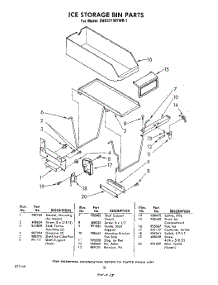 18 - Ice Storage Bin parts for Whirlpool Refrigerator EHD221MTWR1 / from AppliancePartsPros.com