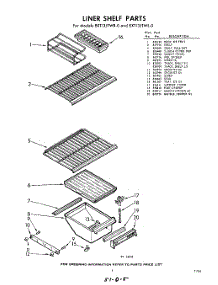 05 - Liner Shelf parts for Whirlpool Refrigerator EXT13JTWR0 / from AppliancePartsPros.com