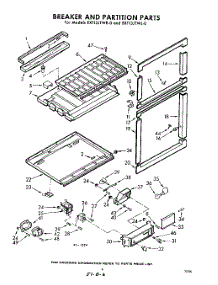 06 - Breaker And Partition parts for Whirlpool Refrigerator EXT13JTWR0 / from AppliancePartsPros.com