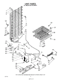 06 - Unit parts for Whirlpool Freezer EEL131CTWR4 / from AppliancePartsPros.com