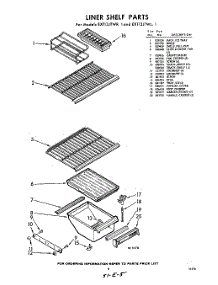 05 - Section parts for Whirlpool Refrigerator EXT13JTWR1 / from AppliancePartsPros.com