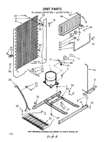 08 - Unit parts for Whirlpool Refrigerator EXT13JTWR1 / from AppliancePartsPros.com