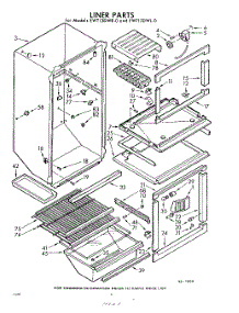 04 - Liner parts for Whirlpool Refrigerator EWT13DWR0 / from AppliancePartsPros.com