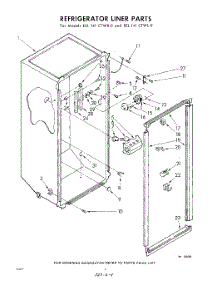 04 - Liner parts for Whirlpool Freezer EEL141CTWR0 / from AppliancePartsPros.com