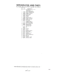 05 - Section parts for Whirlpool Freezer EEL141CTWR0 / from AppliancePartsPros.com