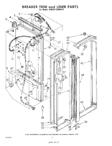 04 - Breaker Trim And Liner parts for Whirlpool Refrigerator EHD251CMWR0 / from AppliancePartsPros.com