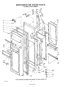 10 - Refrigerator Door parts for Whirlpool Refrigerator EHD251CMWR0 / from AppliancePartsPros.com