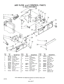 22 - Airflow And Control parts for Whirlpool Refrigerator EHD251CMWR0 / from AppliancePartsPros.com