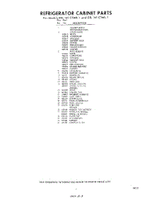 03 - Section parts for Whirlpool Freezer EEL141CTWR1 / from AppliancePartsPros.com