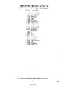 05 - Section parts for Whirlpool Freezer EEL141CTWR1 / from AppliancePartsPros.com