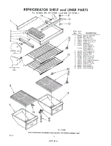 06 - Shelf And Liner parts for Whirlpool Freezer EEL141CTWR1 / from AppliancePartsPros.com
