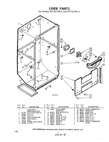 04 - Liner parts for Whirlpool Refrigerator EXT13JTWR3 / from AppliancePartsPros.com