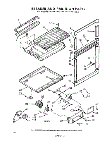 06 - Breaker And Partition parts for Whirlpool Refrigerator EXT13JTWR3 / from AppliancePartsPros.com