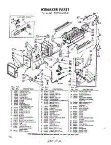 12 - Ice Maker parts for Whirlpool Refrigerator EWT13JMWR0 / from AppliancePartsPros.com