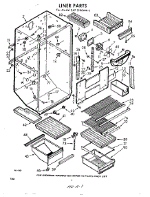 04 - Liner parts for Whirlpool Refrigerator EAT15PKWR3 / from AppliancePartsPros.com