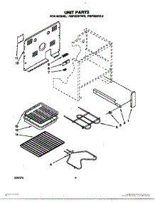 06 - Unit parts for Whirlpool Range FEP320YL0 / from AppliancePartsPros.com