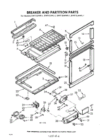 06 - Breaker And Partition parts for Whirlpool Refrigerator EWT13JMWR1 / from AppliancePartsPros.com