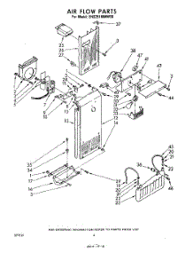 06 - Air Flow parts for Whirlpool Refrigerator EHD251MMWR0 / from AppliancePartsPros.com