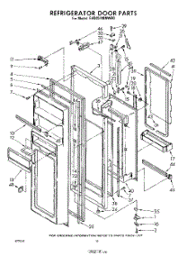 10 - Refrigerator Door parts for Whirlpool Refrigerator EHD251MMWR0 / from AppliancePartsPros.com