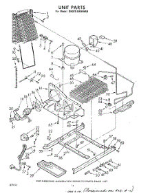 14 - Unit parts for Whirlpool Refrigerator EHD251MMWR0 / from AppliancePartsPros.com