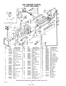 20 - Ice Maker parts for Whirlpool Refrigerator EHD251MMWR0 / from AppliancePartsPros.com