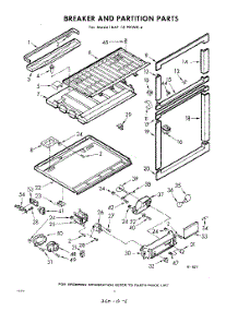 06 - Breaker And Partition parts for Whirlpool Refrigerator EAT15PKWR4 / from AppliancePartsPros.com