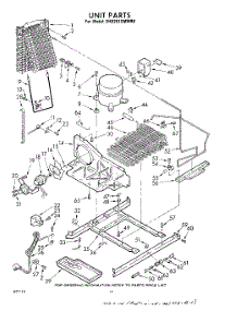 14 - Unit parts for Whirlpool Refrigerator EHD251SMWR0 / from AppliancePartsPros.com