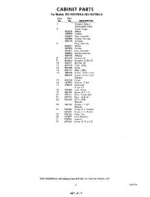 03 - Section parts for Whirlpool Freezer EEL142CTWR0 / from AppliancePartsPros.com